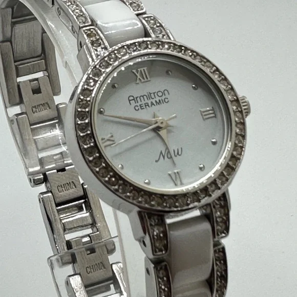 Woman’s Armitron Now Ceramic Quartz Watch - Picture 1 of 7